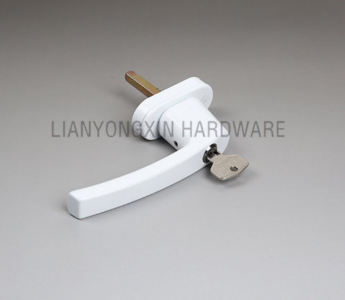 Upvc Safety 1st Lever Sliding Door Handle With Lock on Both Sides
